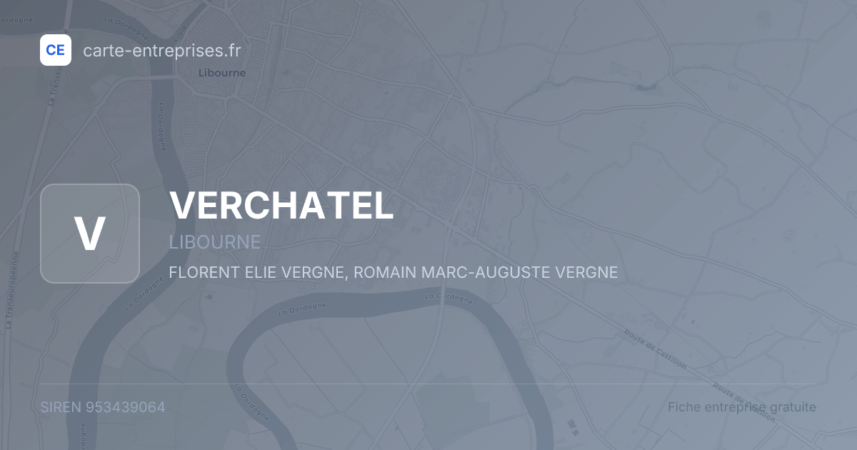 VERCHATEL — 953439064 — fiche entreprise
