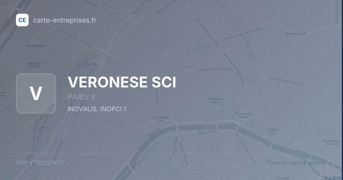 VERONESE SCI — 792228017 — fiche entreprise