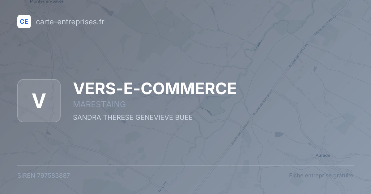 VERS-E-COMMERCE — 797583887 — fiche entreprise