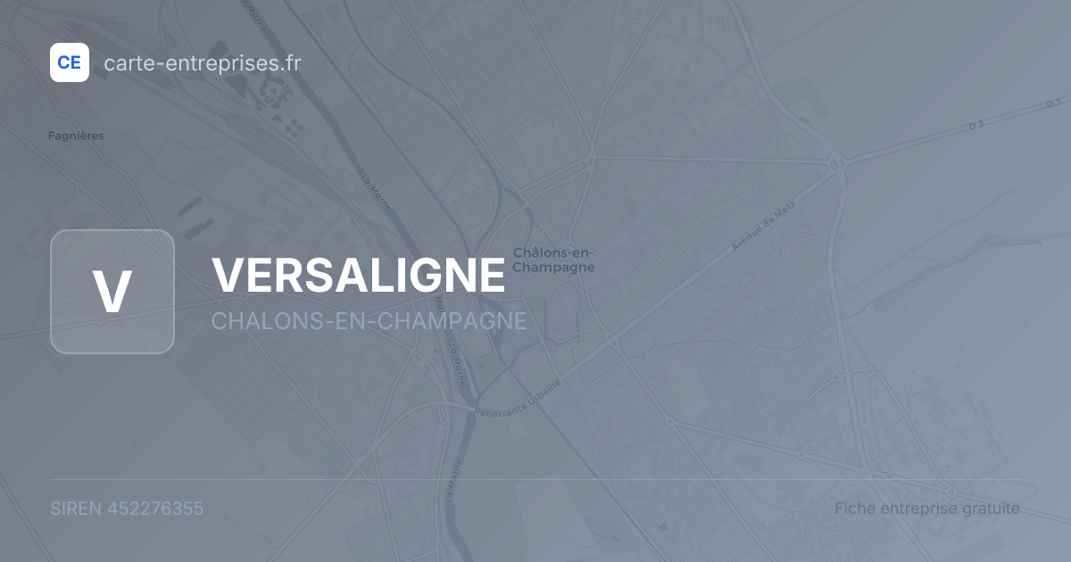 VERSALIGNE — 452276355 — fiche entreprise
