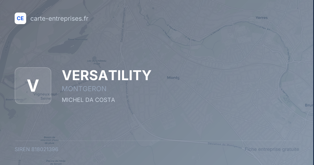 VERSATILITY — 818021396 — fiche entreprise