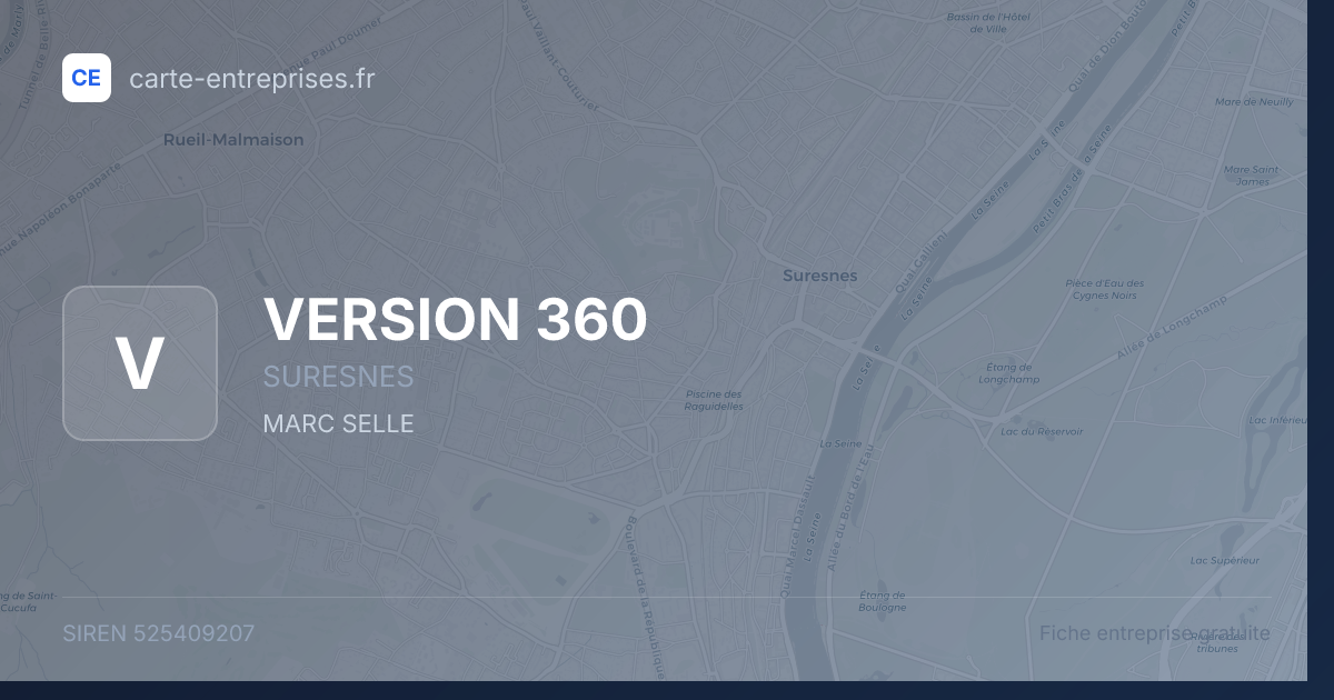 VERSION 360 — 525409207 — fiche entreprise