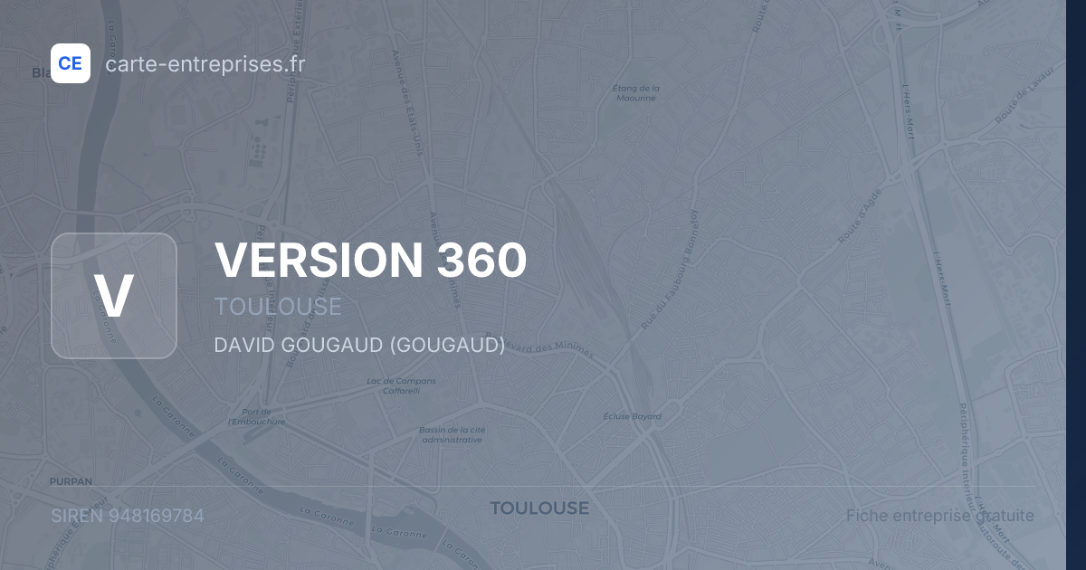 VERSION 360 — 948169784 — fiche entreprise