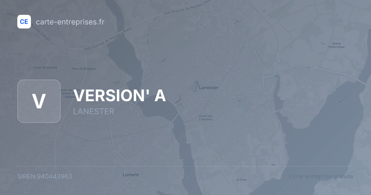 VERSION' A — 940443963 — fiche entreprise