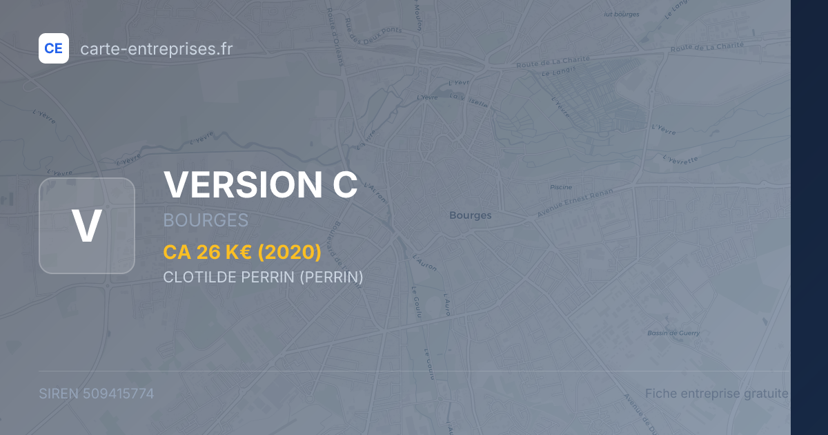 VERSION C — 509415774 — fiche entreprise