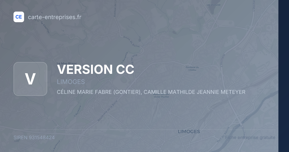 VERSION CC — 931548424 — fiche entreprise