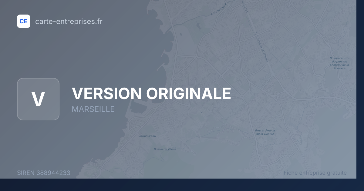 VERSION ORIGINALE — 388944233 — fiche entreprise