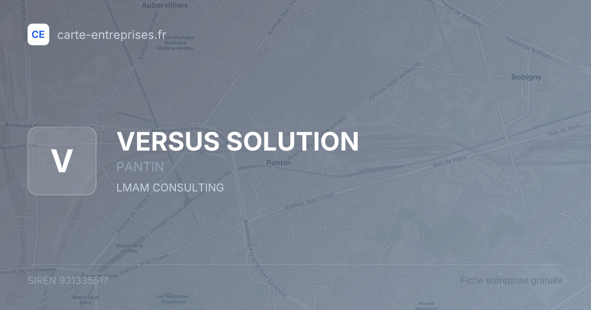 VERSUS SOLUTION — 931335517 — fiche entreprise