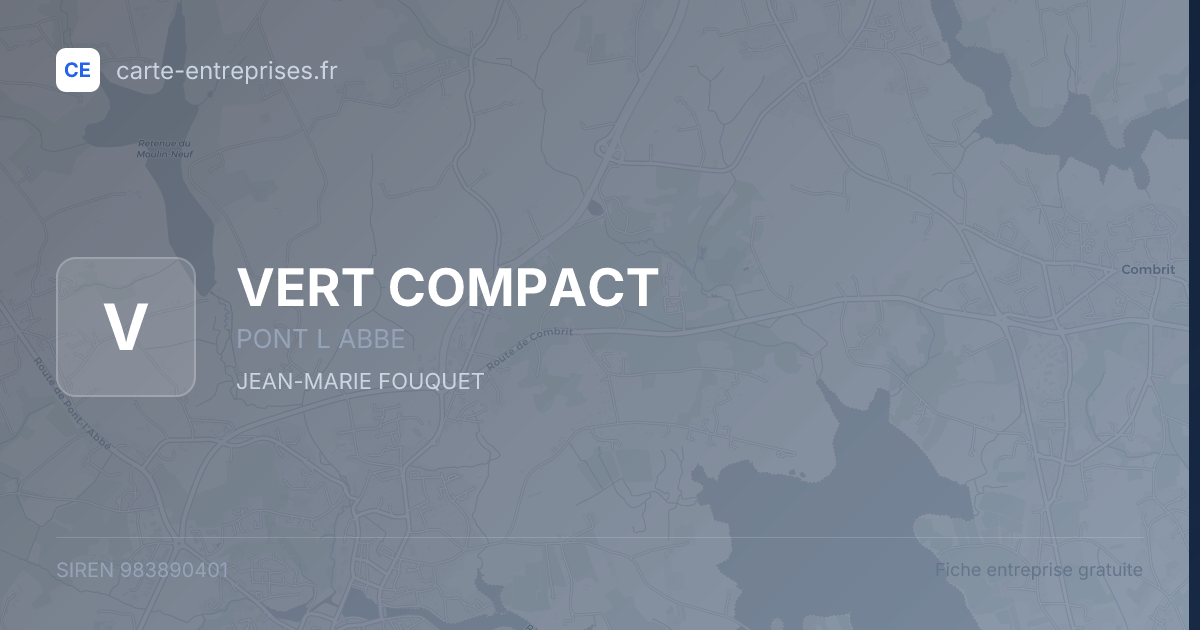 VERT COMPACT — 983890401 — fiche entreprise
