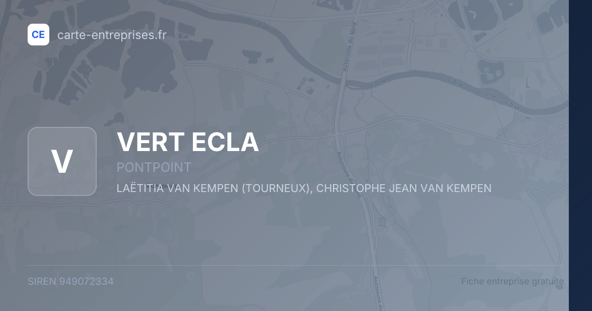VERT ECLA — 949072334 — fiche entreprise