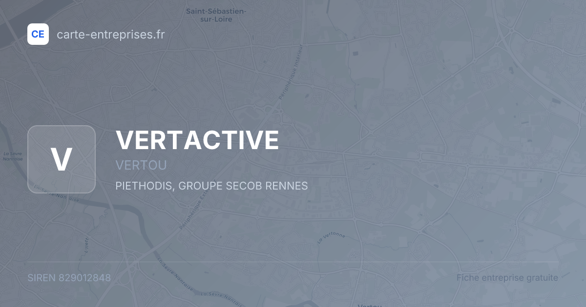 VERTACTIVE — 829012848 — fiche entreprise
