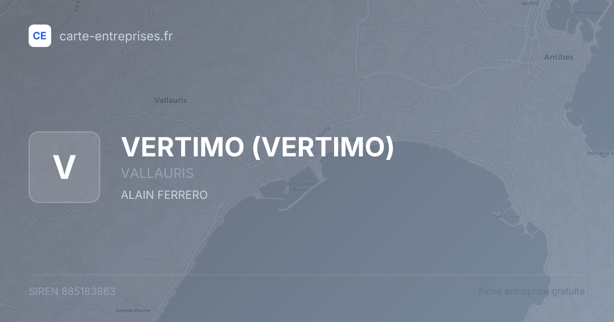 VERTIMO — 885183863 — fiche entreprise