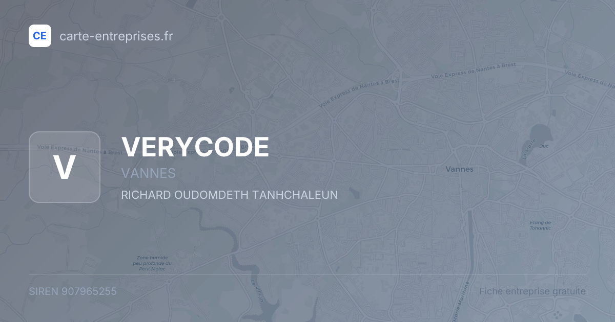 VERYCODE — 907965255 — fiche entreprise