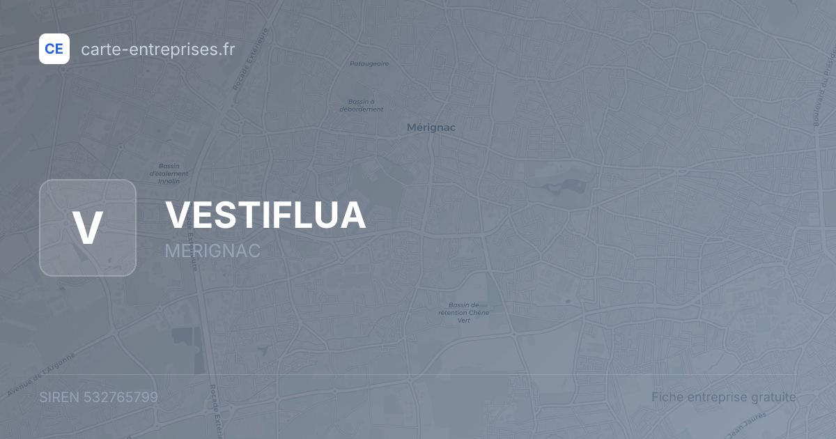 VESTIFLUA — 532765799 — fiche entreprise
