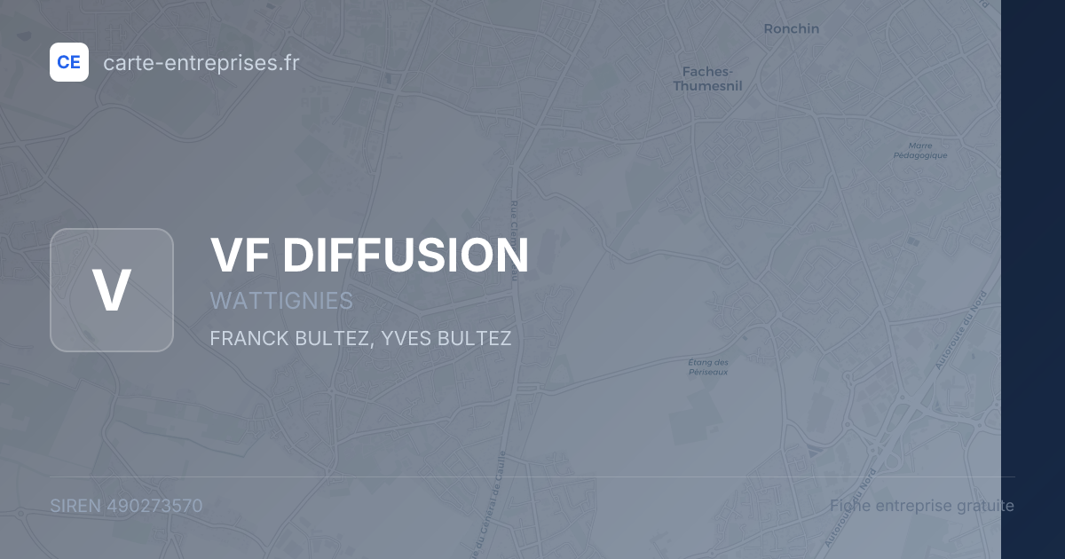 VF DIFFUSION — 490273570 — fiche entreprise