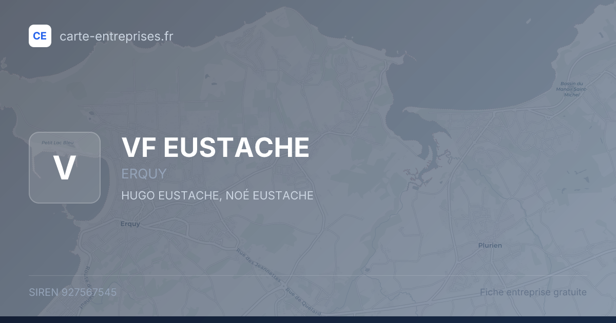 VF EUSTACHE — 927567545 — fiche entreprise