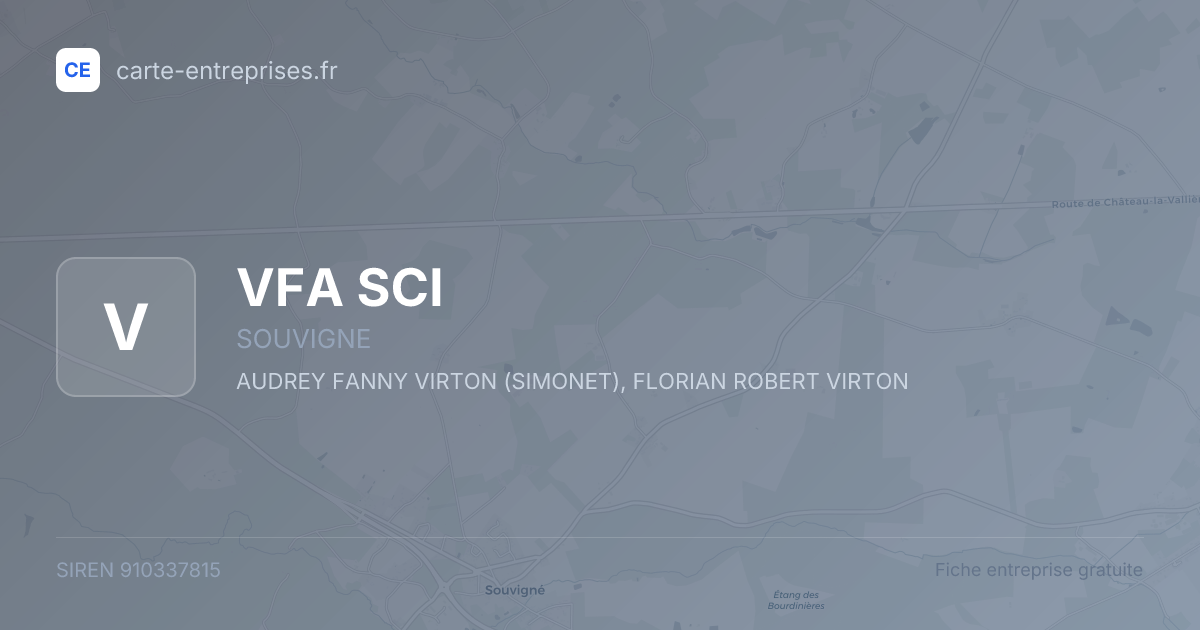 VFA SCI — 910337815 — fiche entreprise
