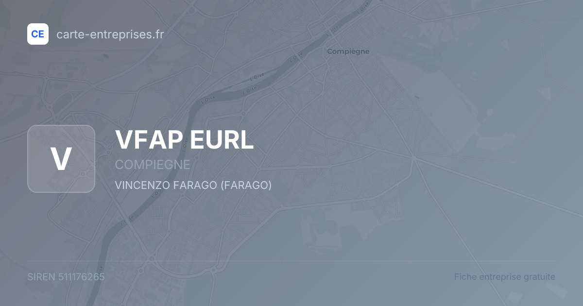 VFAP EURL — 511176265 — fiche entreprise