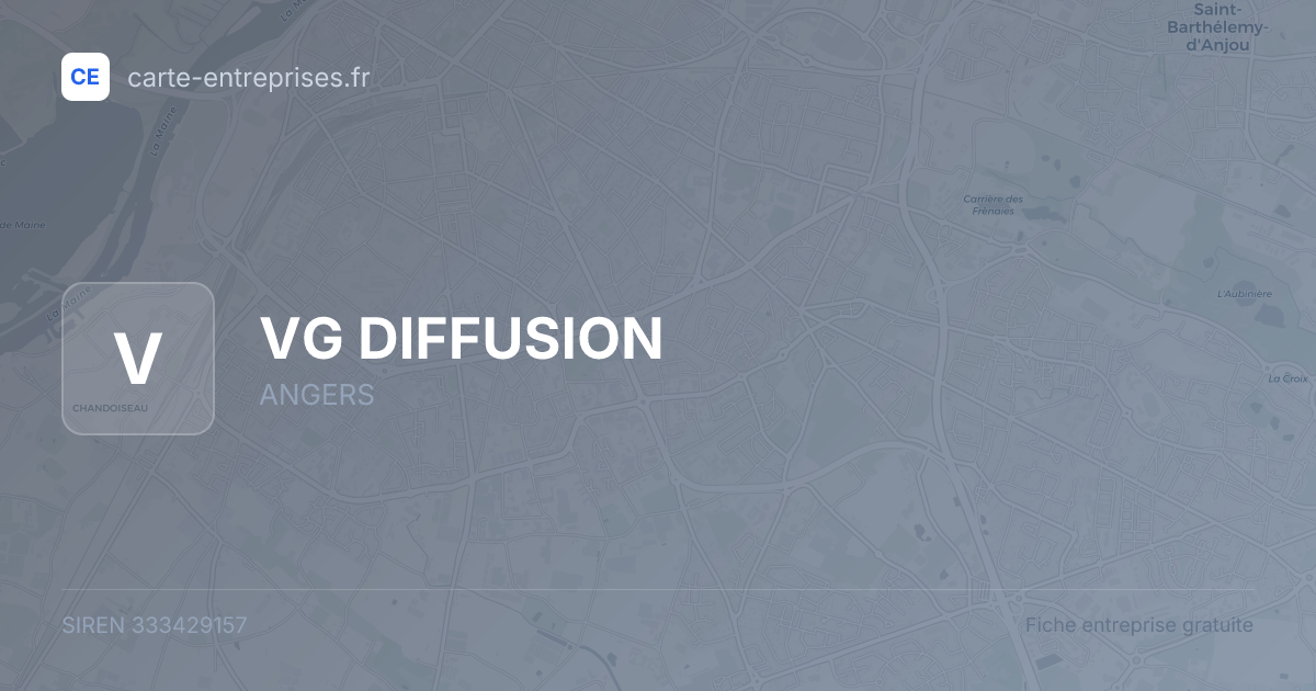 VG DIFFUSION — 333429157 — fiche entreprise