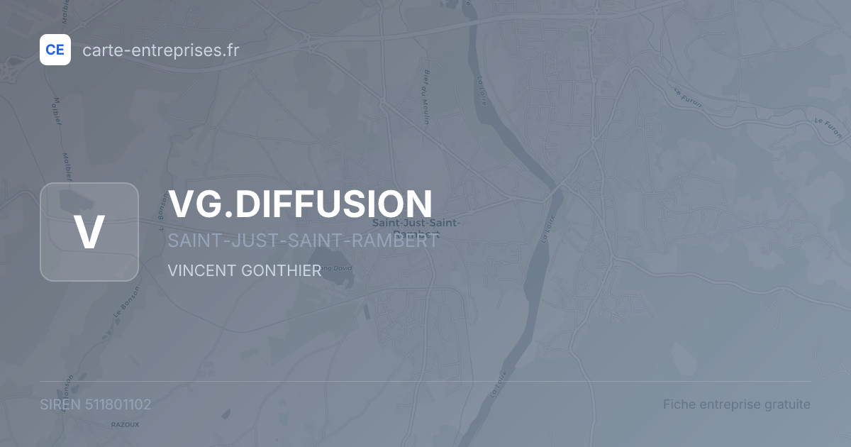 VG.DIFFUSION — 511801102 — fiche entreprise