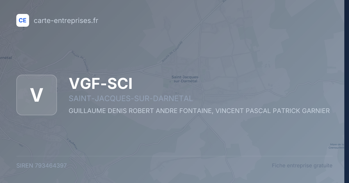 VGF-SCI — 793464397 — fiche entreprise