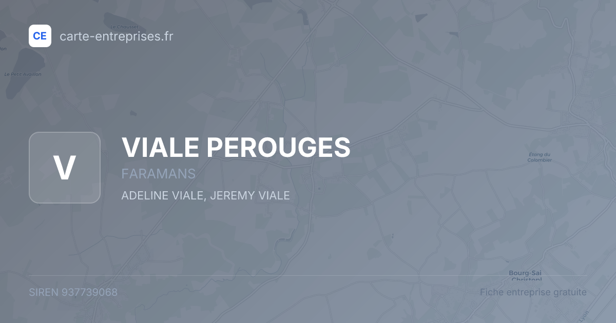 VIALE PEROUGES — 937739068 — fiche entreprise