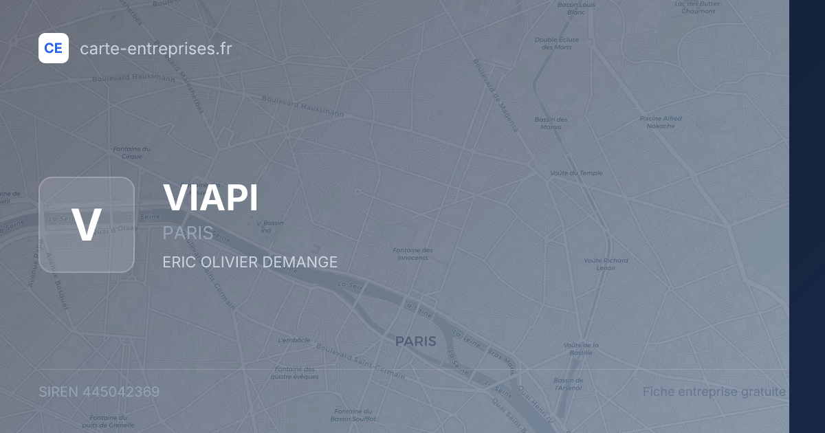 VIAPI — 445042369 — fiche entreprise