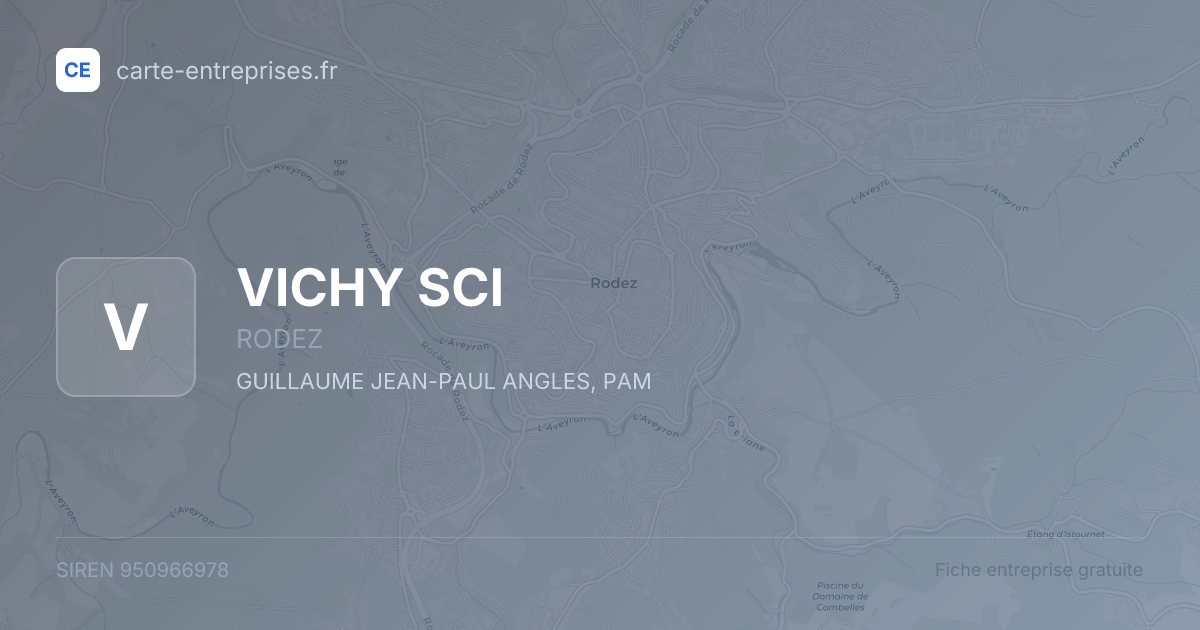 VICHY SCI — 950966978 — fiche entreprise
