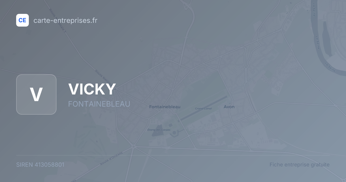 VICKY — 413058801 — fiche entreprise