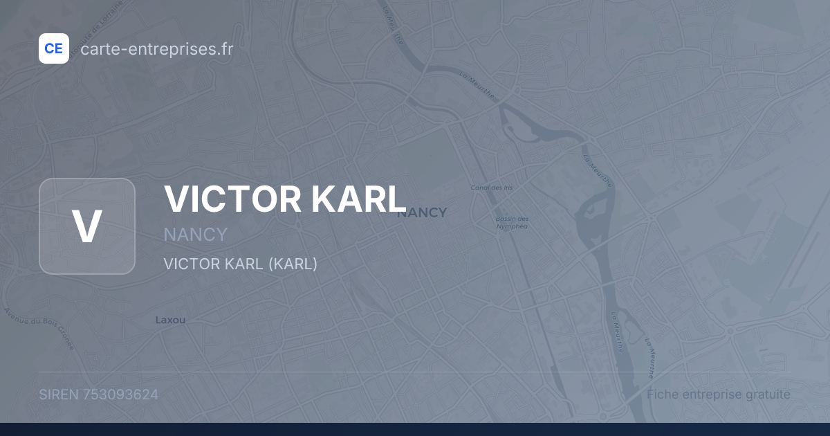 VICTOR KARL — 753093624 — fiche entreprise