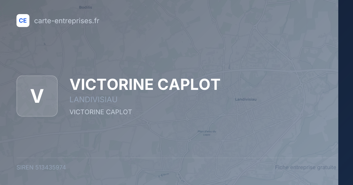 VICTORINE CAPLOT — 513435974 — fiche entreprise