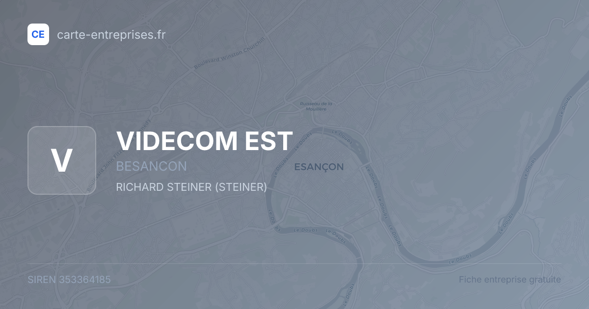 VIDECOM EST — 353364185 — fiche entreprise