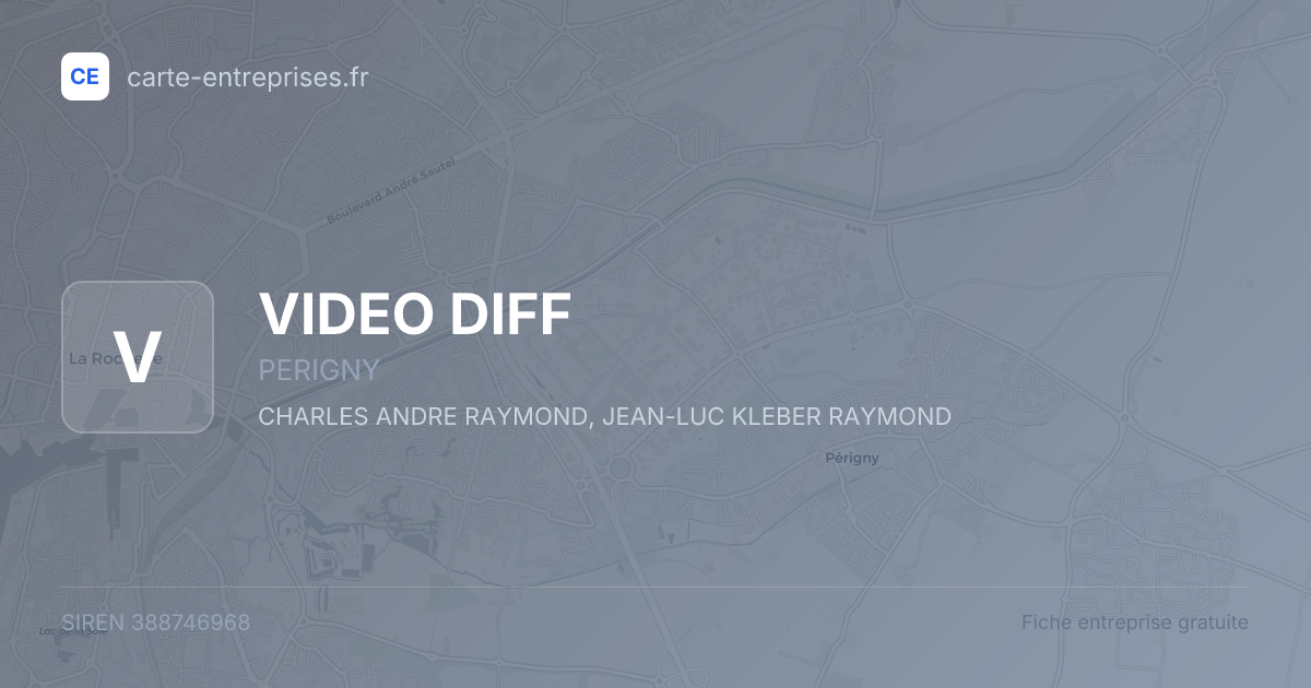 VIDEO DIFF — 388746968 — fiche entreprise