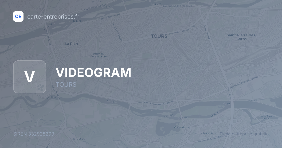 VIDEOGRAM — 332928209 — fiche entreprise