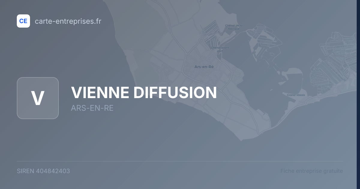 VIENNE DIFFUSION — 404842403 — fiche entreprise
