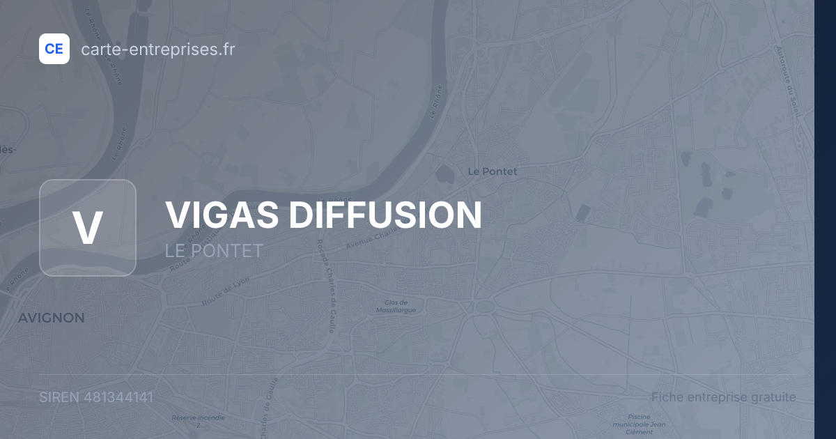 VIGAS DIFFUSION — 481344141 — fiche entreprise