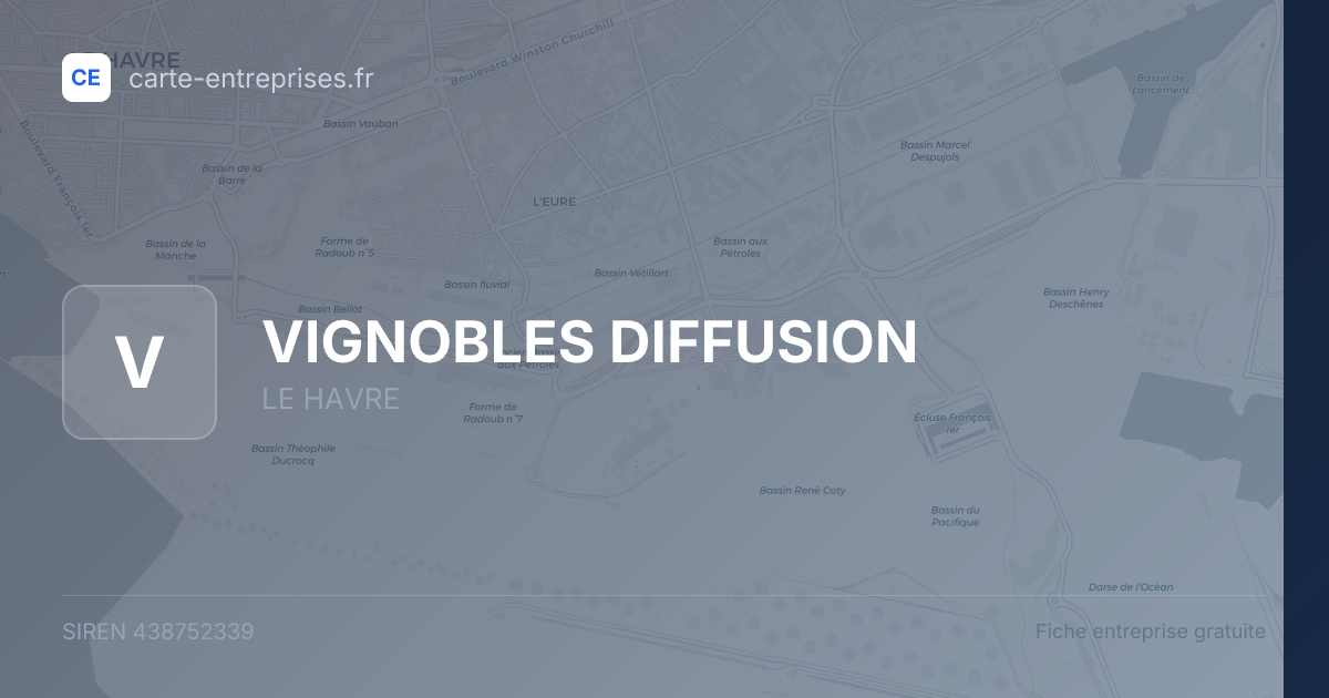 VIGNOBLES DIFFUSION — 438752339 — fiche entreprise