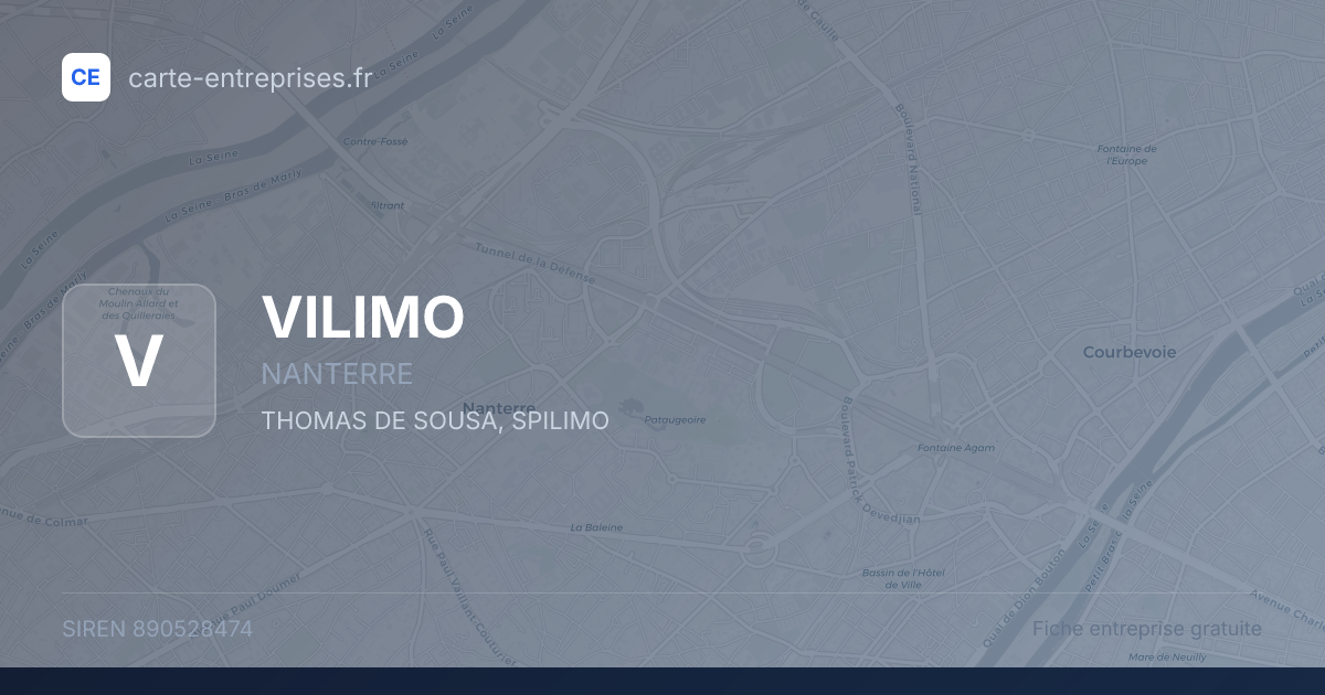 VILIMO — 890528474 — fiche entreprise