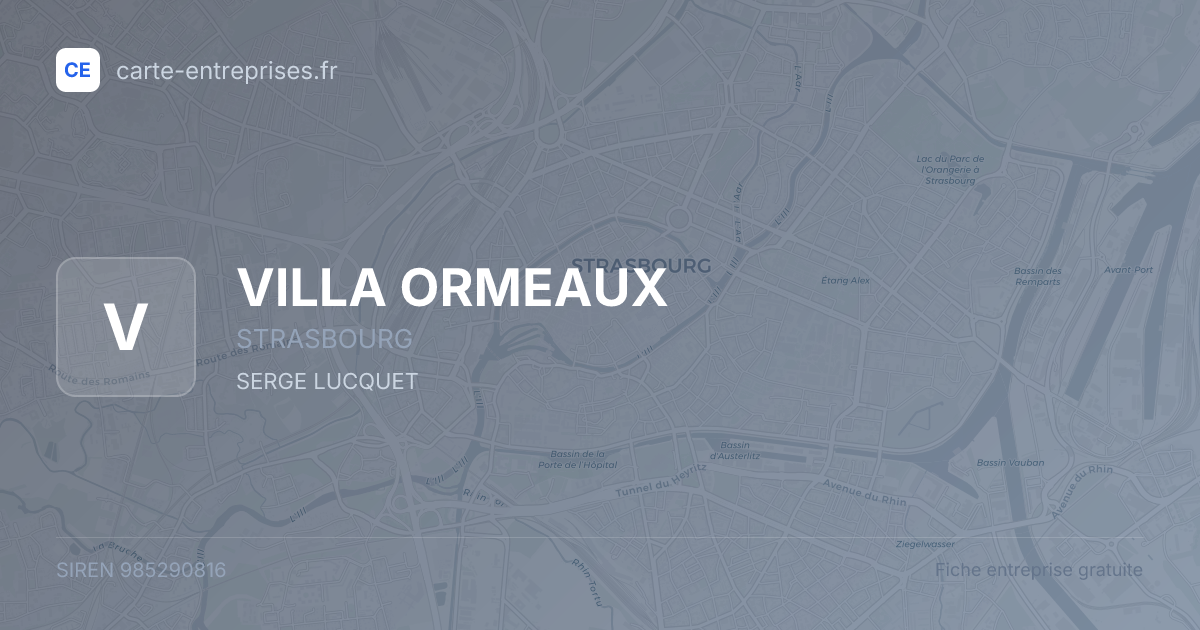 VILLA ORMEAUX — 985290816 — fiche entreprise