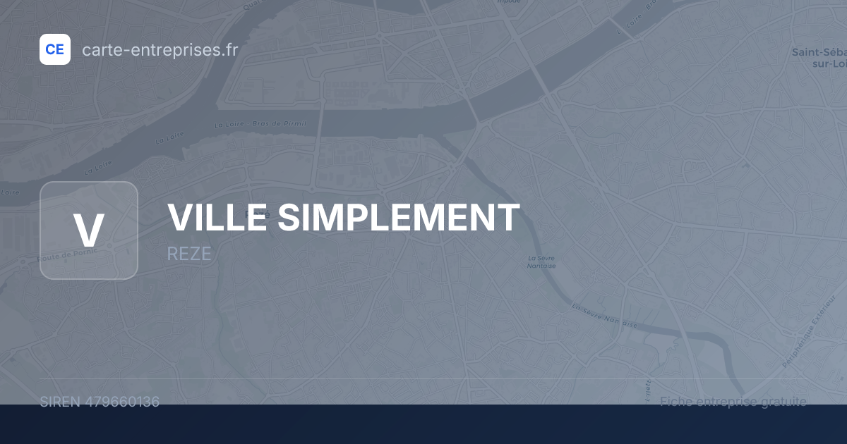 VILLE SIMPLEMENT — 479660136 — fiche entreprise