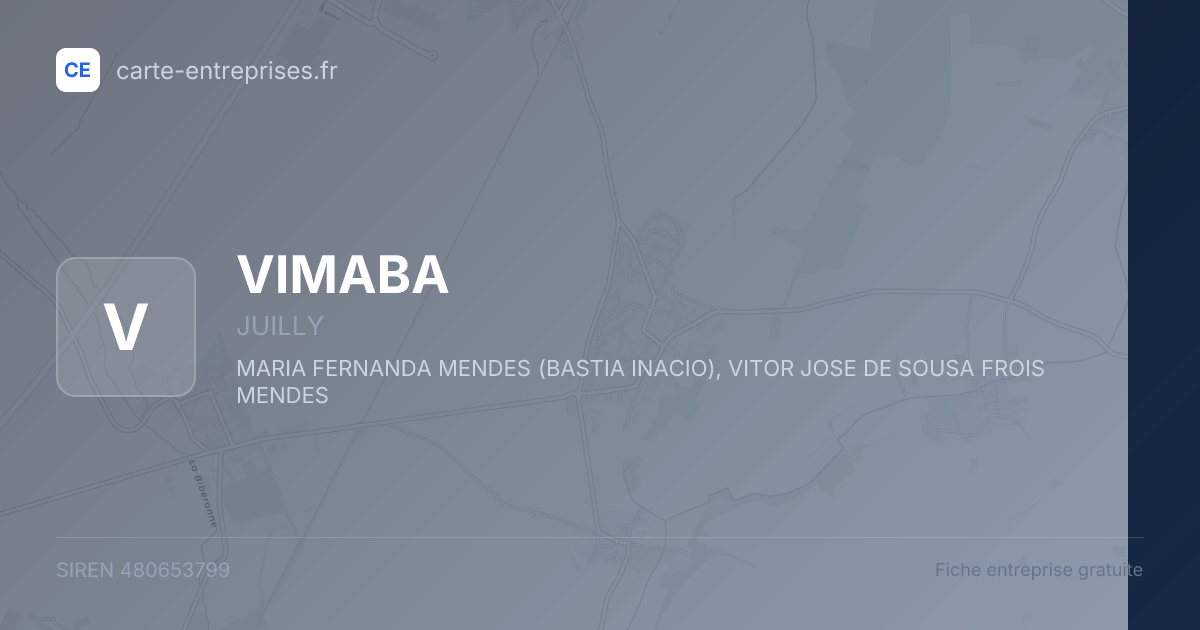 VIMABA — 480653799 — fiche entreprise