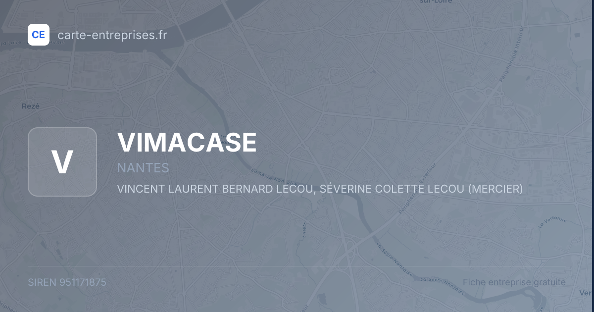 VIMACASE — 951171875 — fiche entreprise
