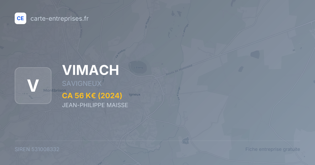 VIMACH — 531008332 — fiche entreprise