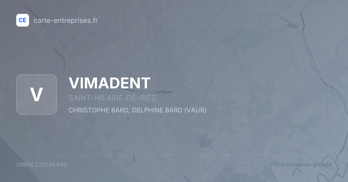 VIMADENT — 528574445 — fiche entreprise