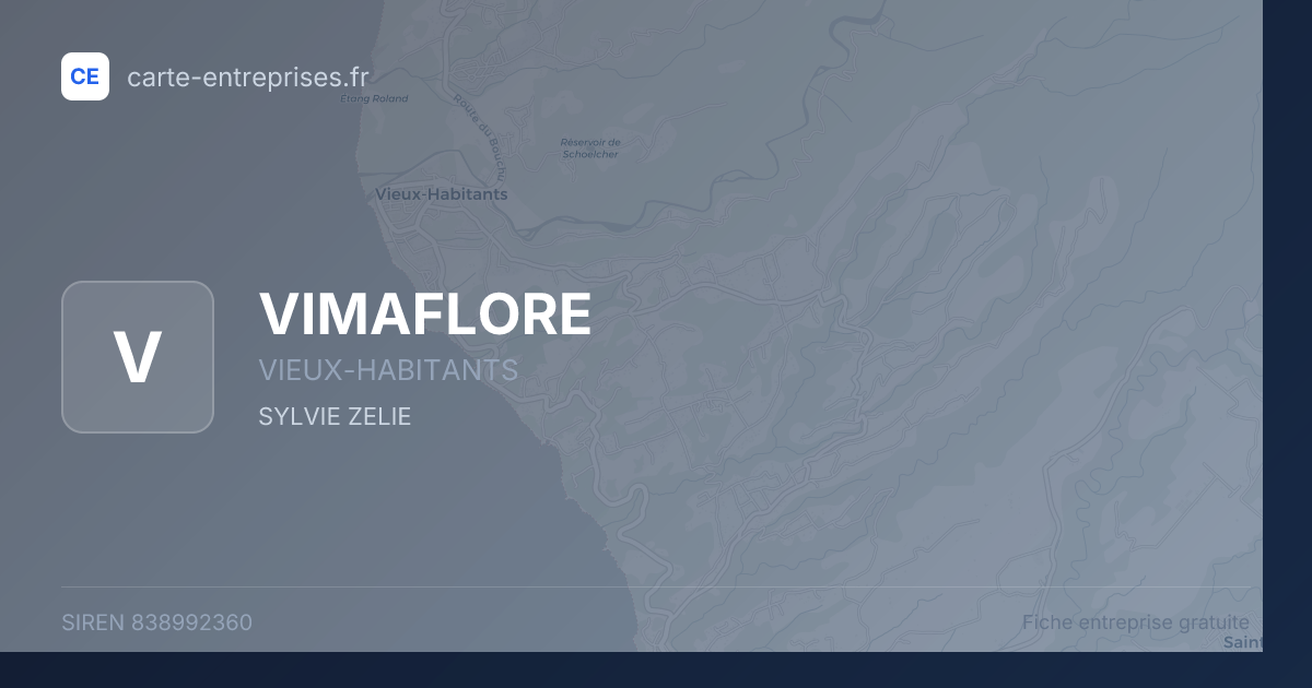 VIMAFLORE — 838992360 — fiche entreprise