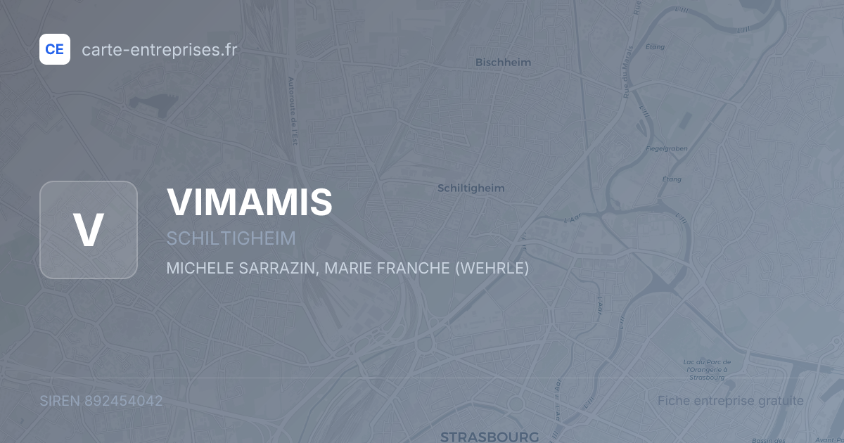 VIMAMIS — 892454042 — fiche entreprise