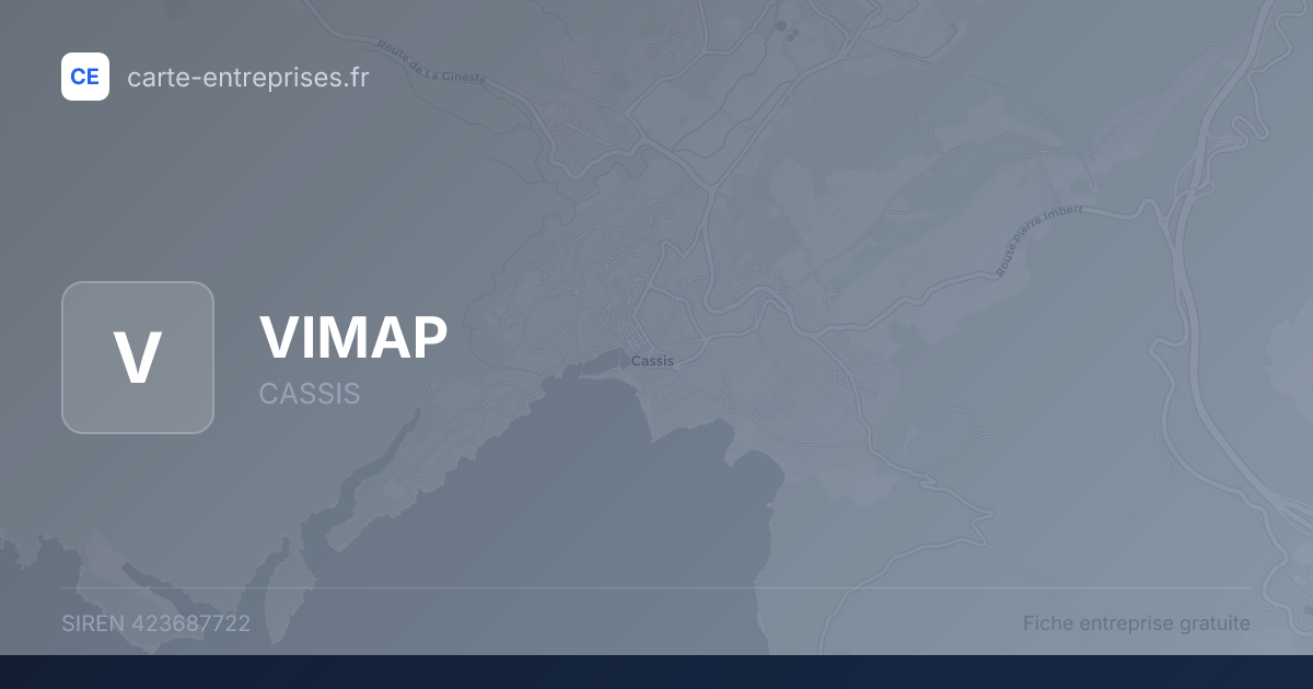 VIMAP — 423687722 — fiche entreprise