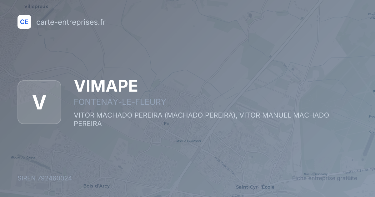 VIMAPE — 792460024 — fiche entreprise
