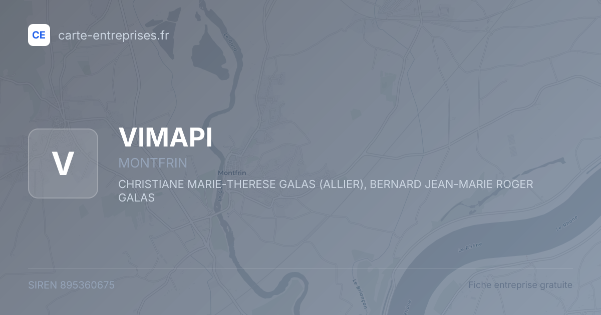 VIMAPI — 895360675 — fiche entreprise