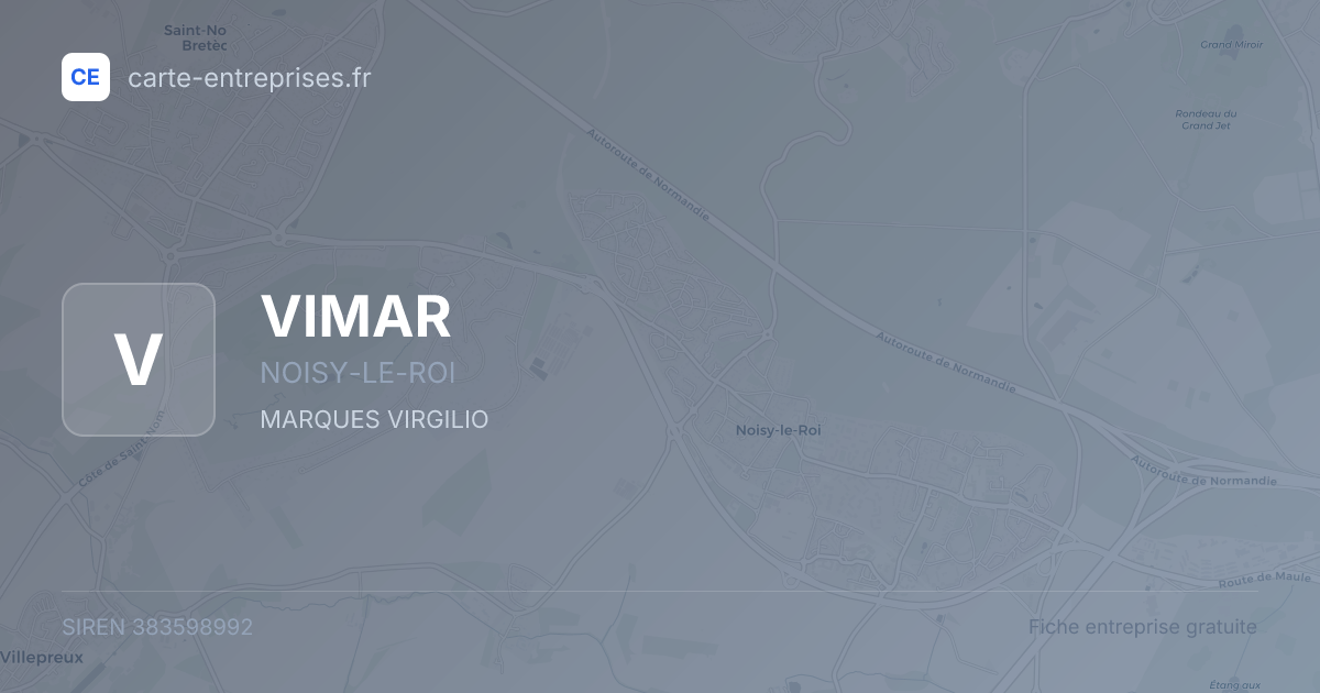 VIMAR — 383598992 — fiche entreprise